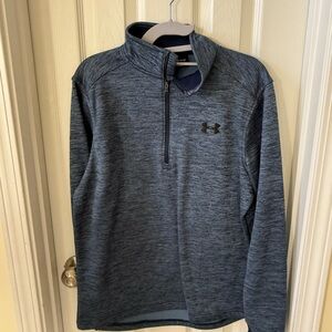 Under Armour Men's Heathered Blue Pullover Jacket